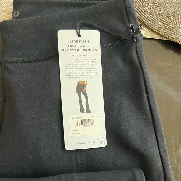 Alo Yoga Airbrush HW Flutter Legging Black - Picture 7 of 8